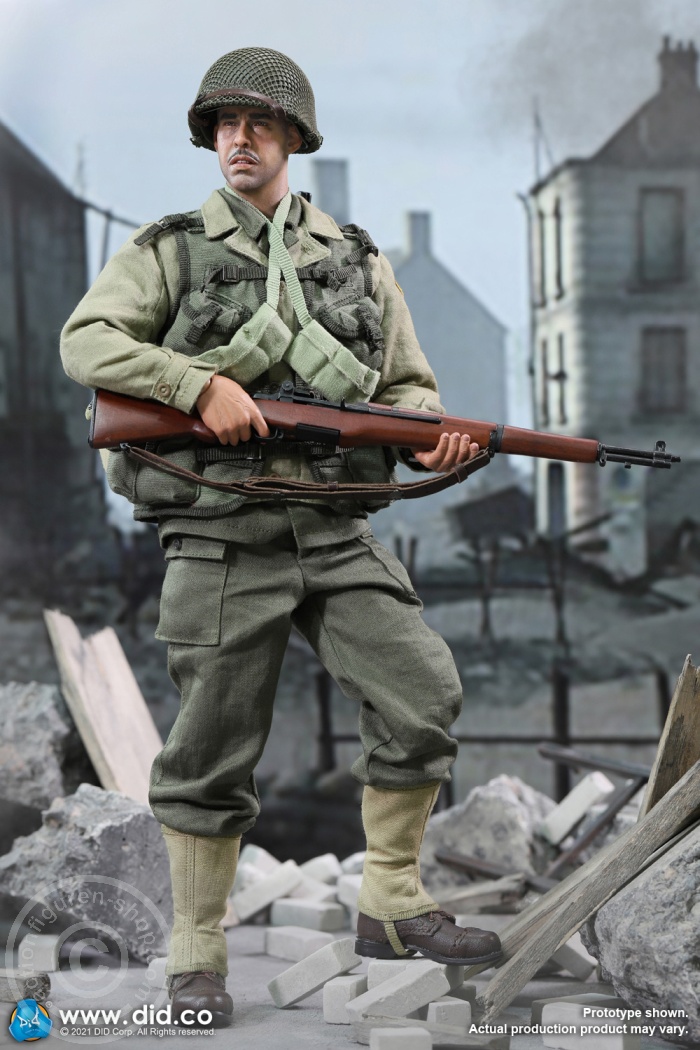 80155-01Ovd2L611V11FM Private Mellish - WWII US 2nd Ranger Battalion