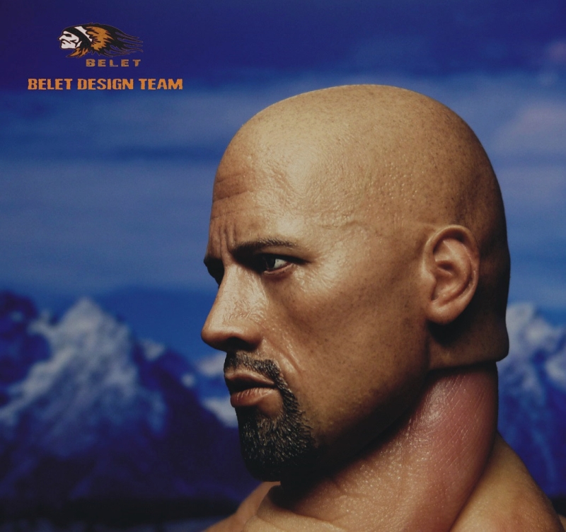 Dwayne Johnson Head