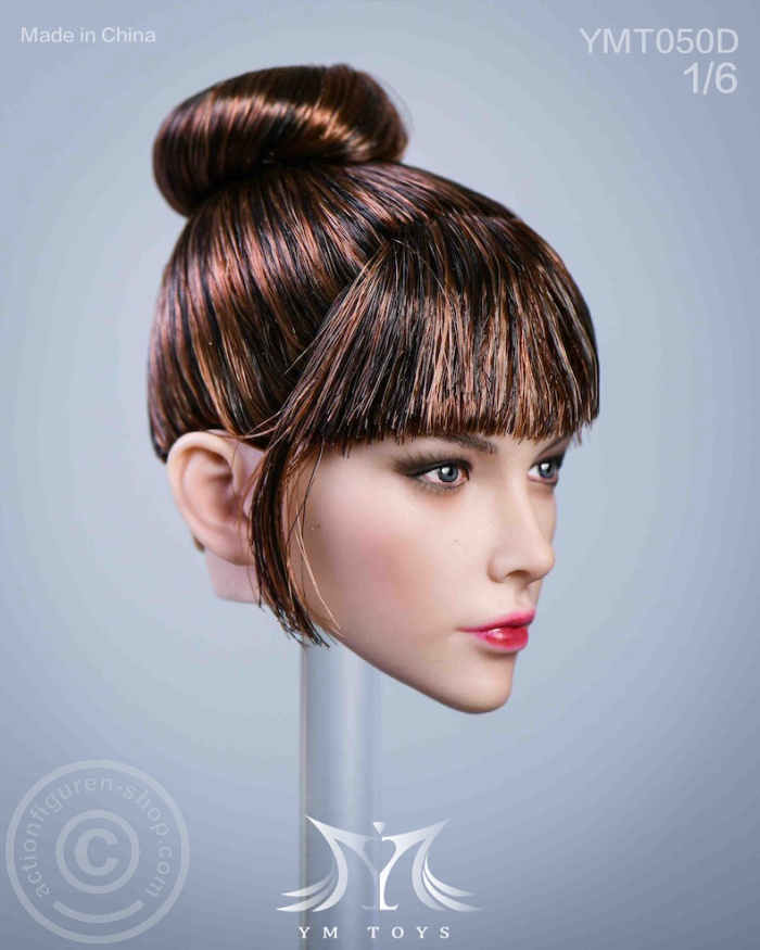 Head - brown-copper Hair - Hair-Up Style