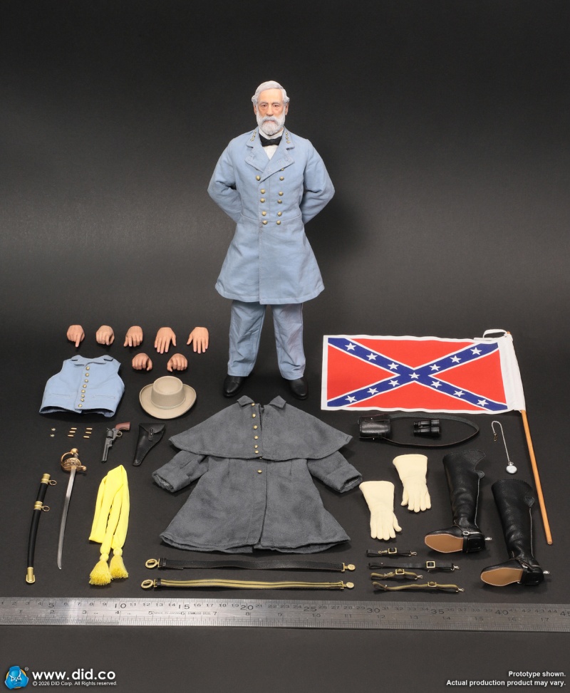Robert Edward Lee - U.S. Civil War Confederate Army General - in 1/6 scale