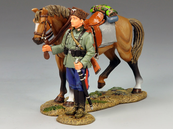 Mounted Cossack and Horse