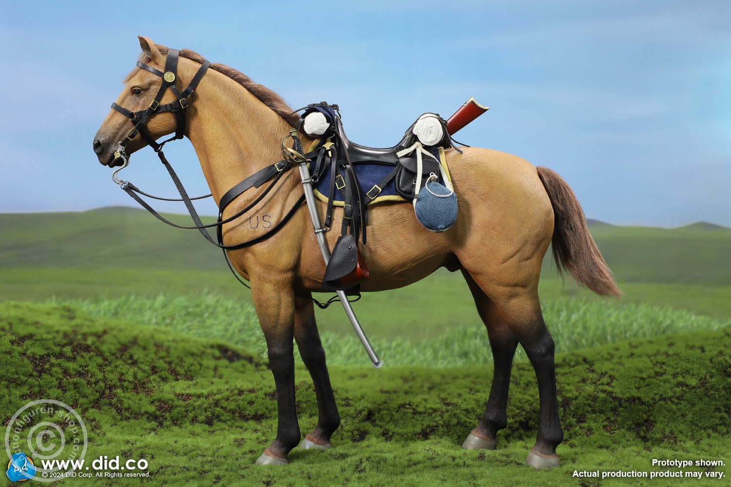 Civil War Brown War Horse (Standing) Civil War Brown War Horse (Standing)