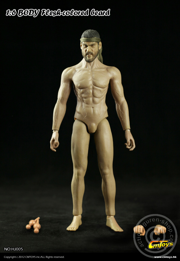 CMTHJ005-08 Muskel Body w/ Head - Caucasian