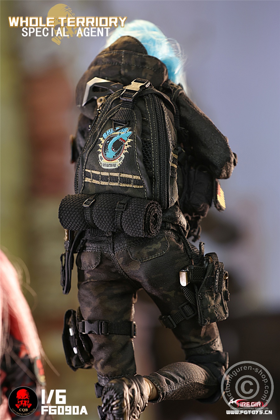 All Territory Secret Agent CQB Tactical Team Suit - Outfit & Accessoire Set - in 1/6 scale