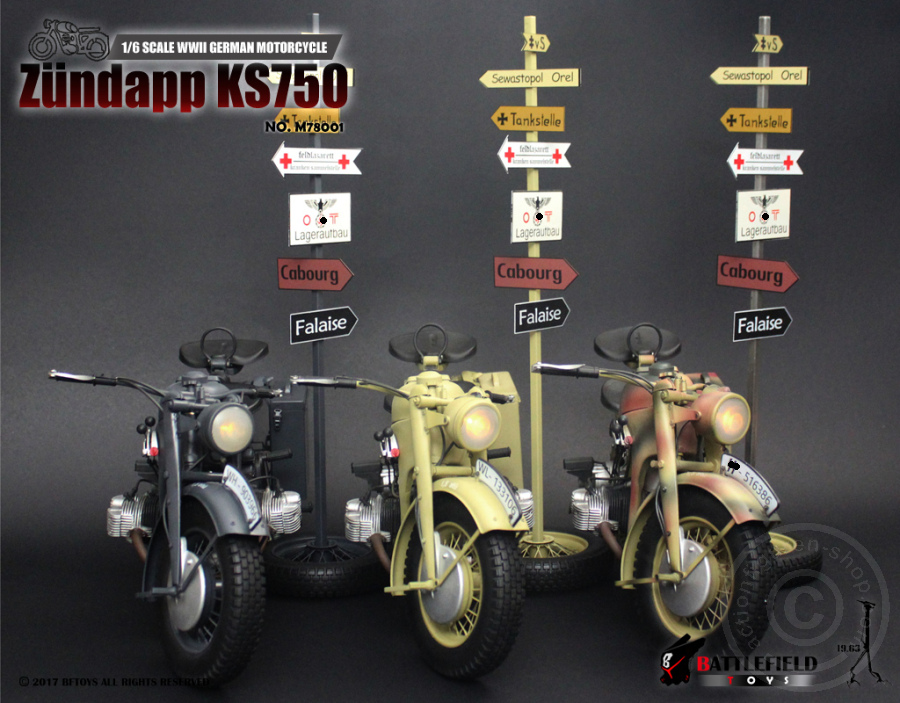Zündapp KS750 Motorrad - sand