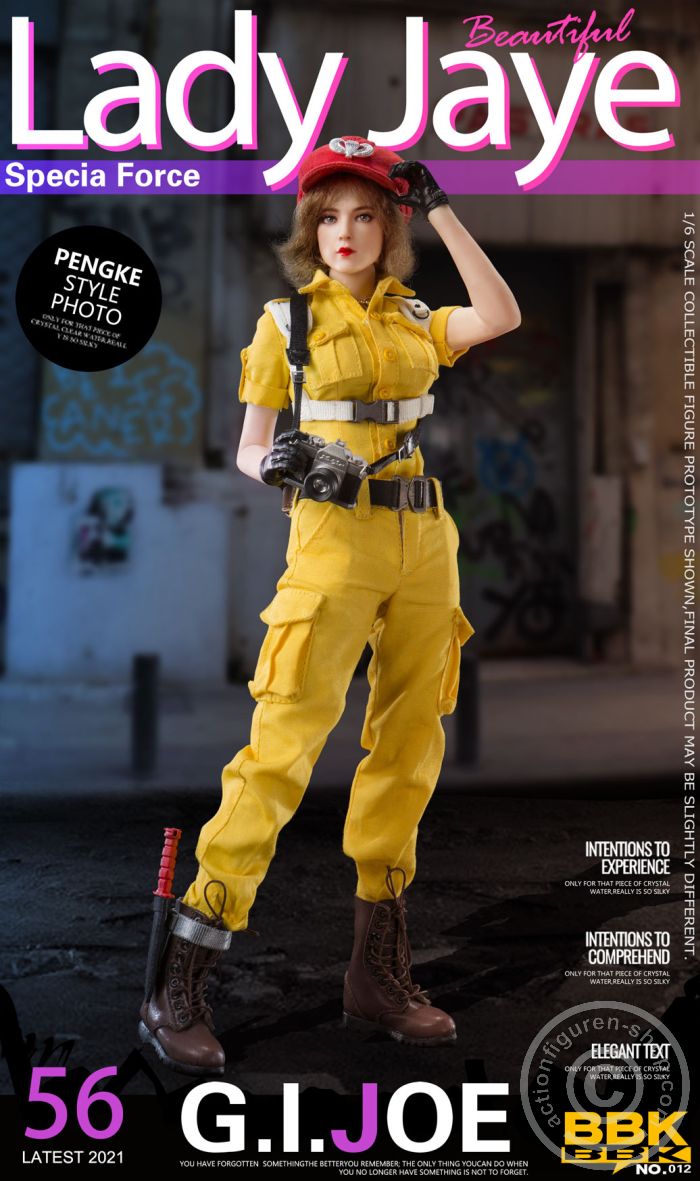 BBK012-12 Lady Jaye - GI-JOE Female Soldier Model