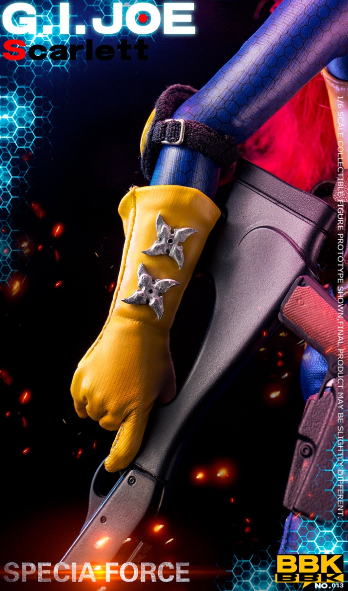BBK013-14 Scarlett - GI-Joe Red Head Mannequin