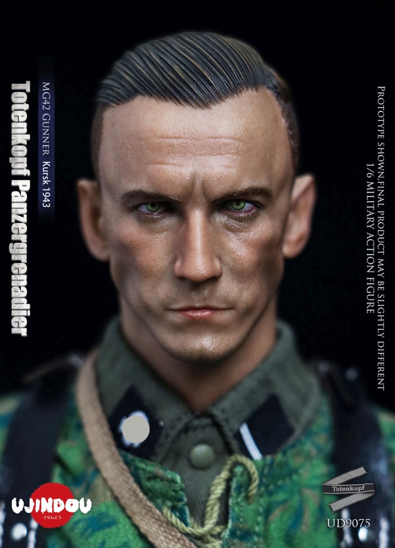 WWII Totenkopf Panzergrenadier - MG42 Gunner Kursk 1943 - in 1/6 scale