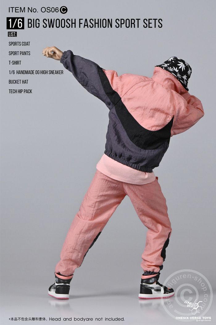 OSVTOS06C-05 Big Swoosh Fashion Sport Set - pink