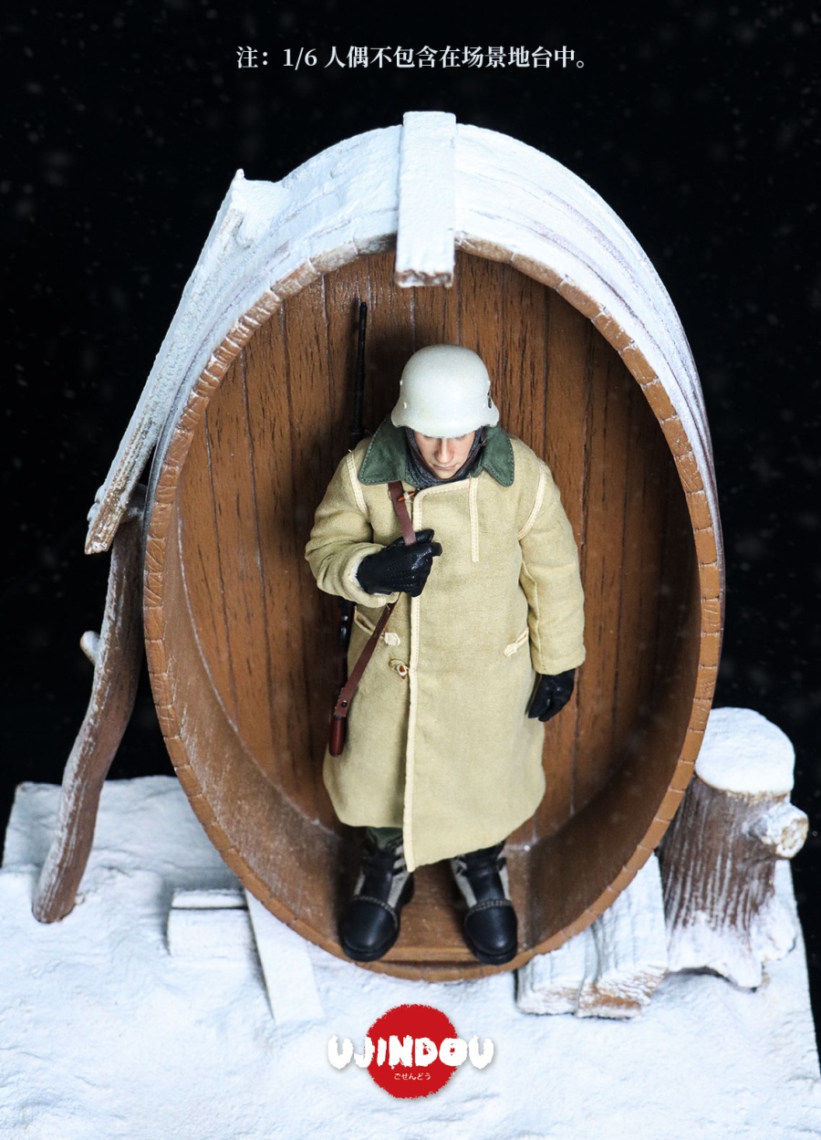 German Infantry - Sentry Box - Wachhaus - Leningrad 1943 - in 1/6 scale
