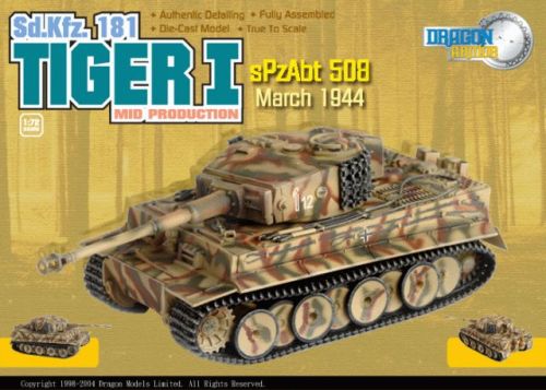 1:72 Tiger I mid. Prod. sPzAbt 508 März 1944
