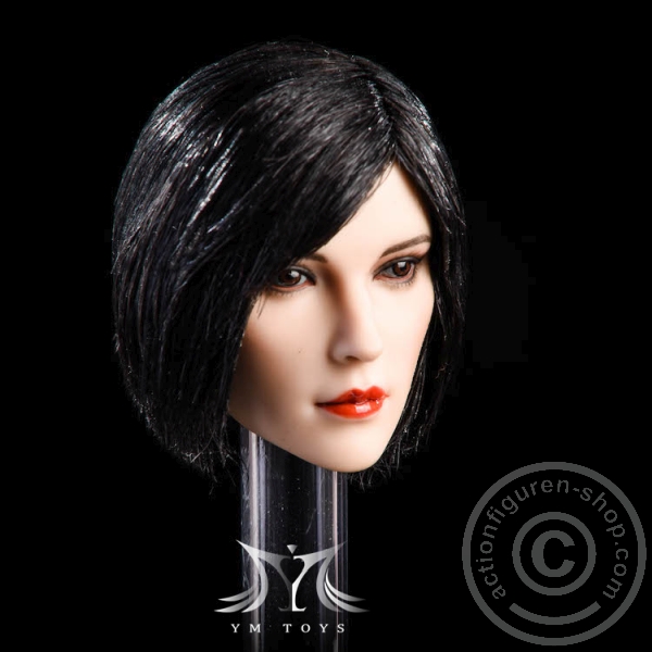 Female Head - black short Hair