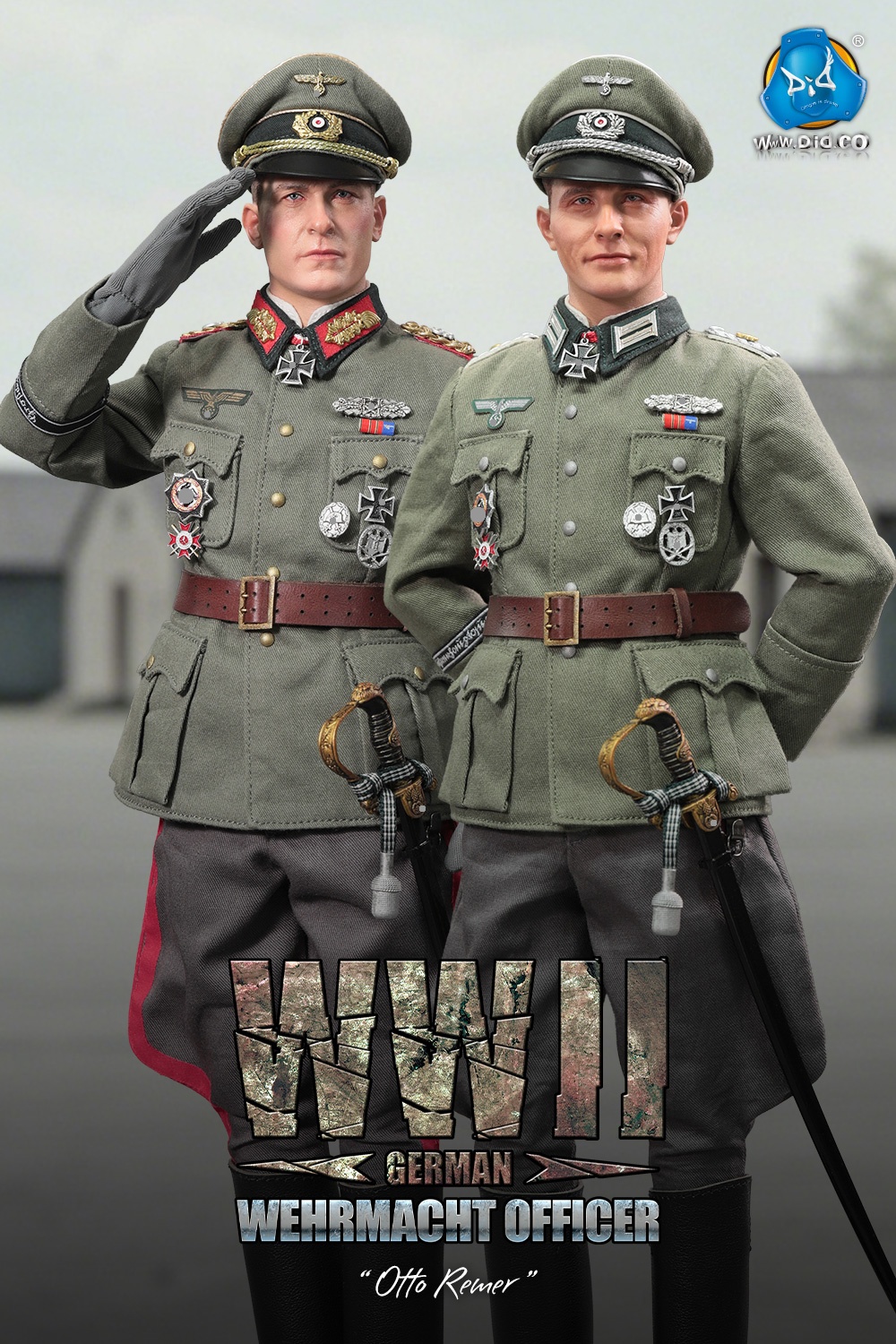 Otto Remer - WWII German Wehrmacht Officer - in 1/6 scale