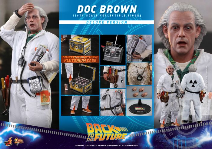 Back to the Future - Doc Brown - (Deluxe Version) - MMS610 Back to the Future - Doc Brown - (Deluxe Version) - MMS610