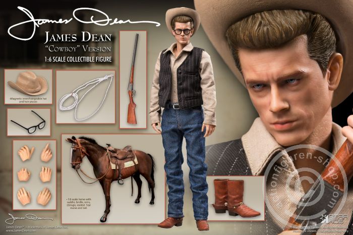 James Dean (Deluxe Cowboy version) w/ Horse