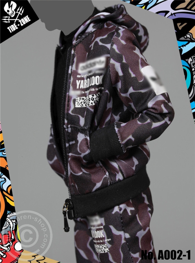 TiZ-A002-1-03 Sports Camouflage Outfit - dunkles camo