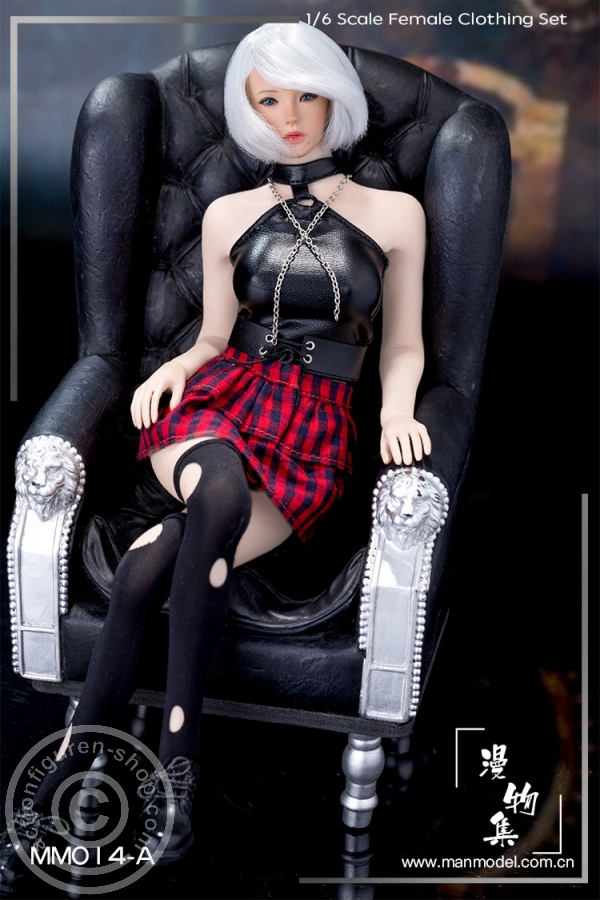 Punk Girl Costume Set - A