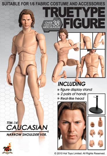 Truetype Figure TTM14 - Caucasian Body