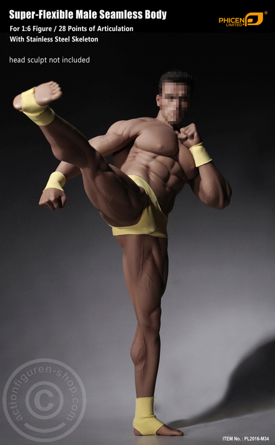 PL2016-M34-04 Super Flexibel Male Seamless Body