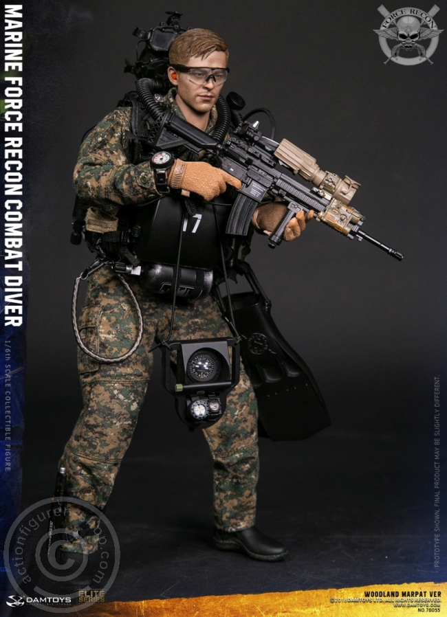 Marine Force Recon Combat Diver - Woodland