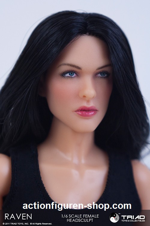 Raven - Black Hair w/ Blue Eyes