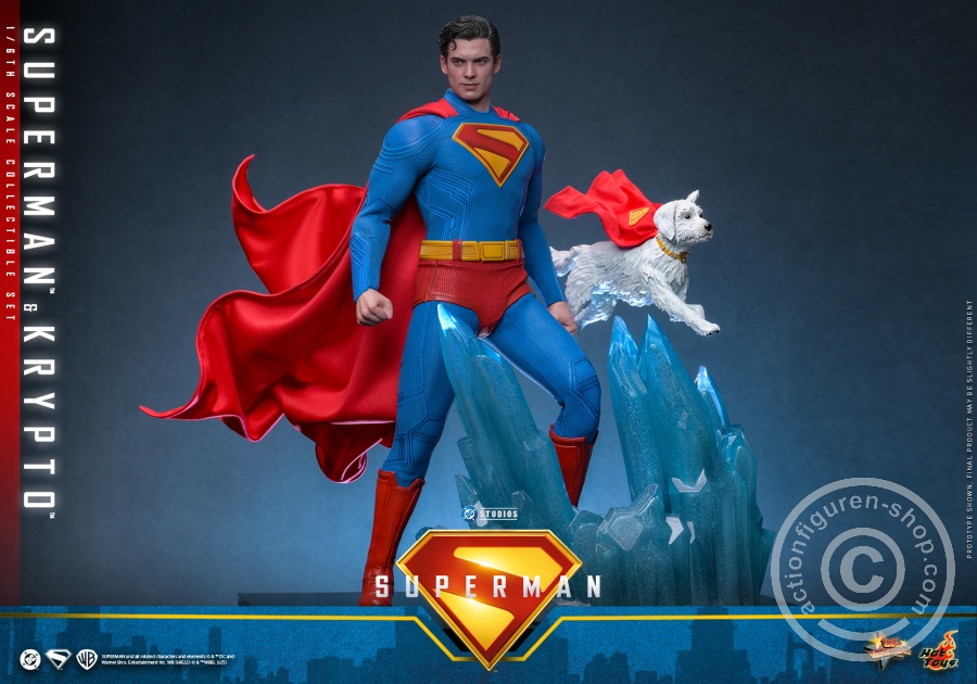 Hot Toys – MMS812 - Superman - 1/6th scale Superman & Krypto Collectible Set Hot Toys – MMS812 - Superman - 1/6th scale Superman & Krypto Collectible Set