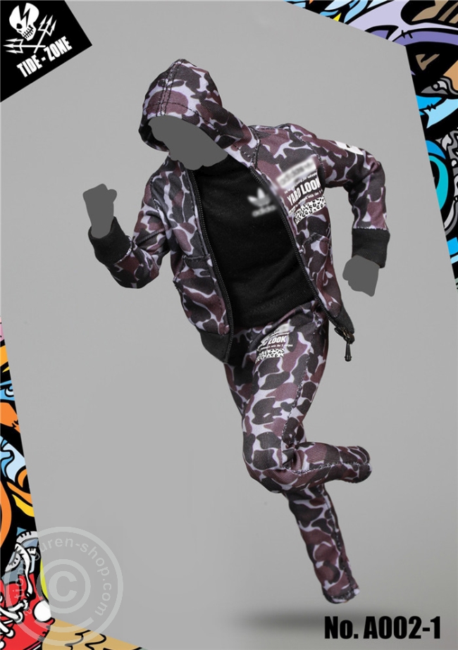 Sports Camouflage Outfit - dunkles camo