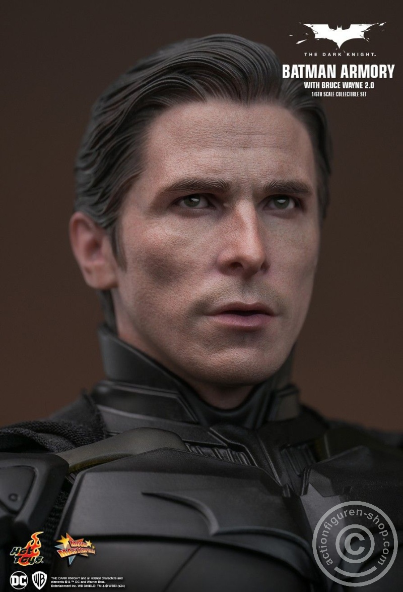 The Dark Knight - 1/6th scale Batman Armory with Bruce Wayne (2.0) Collectible Set - MMS750