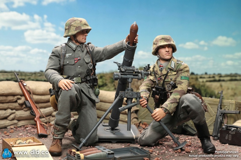 Bruno - WWII German GD Infantry Mortarman - in 1/6 scale