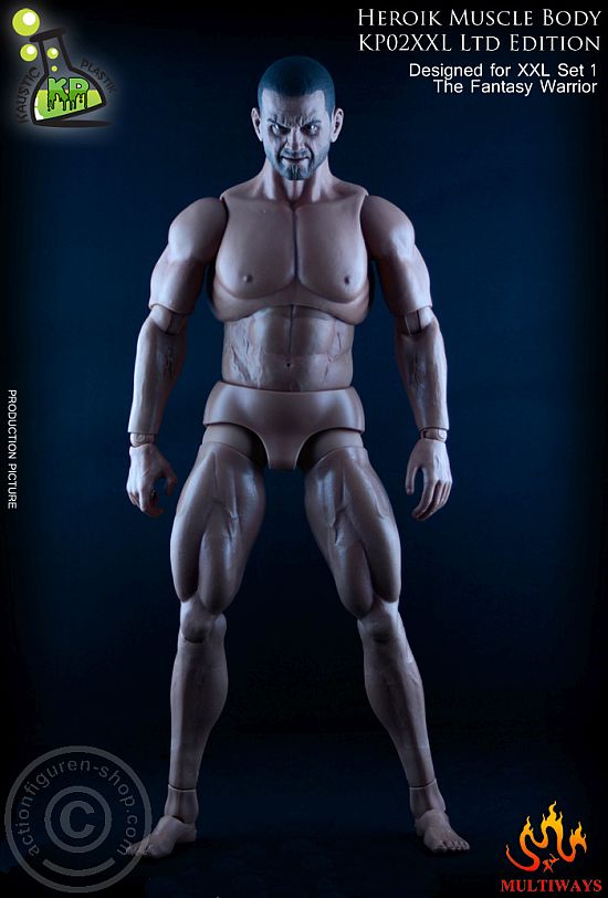 Heroik Muscle Body for Fantasy Warrior w/ Head