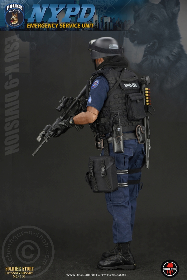 SSt101-25 NYPD - ESU - K-9 DIVISION - (Hundestaffel)