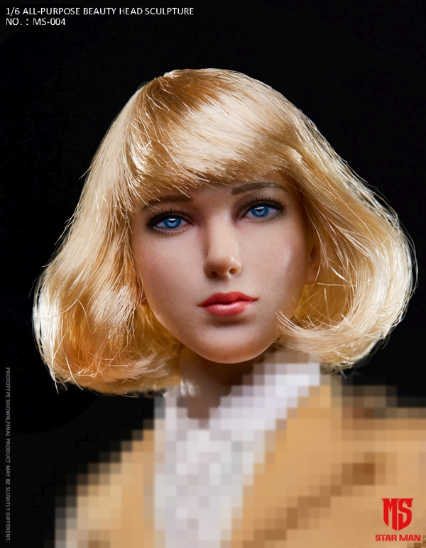 Female Head - blond Hair