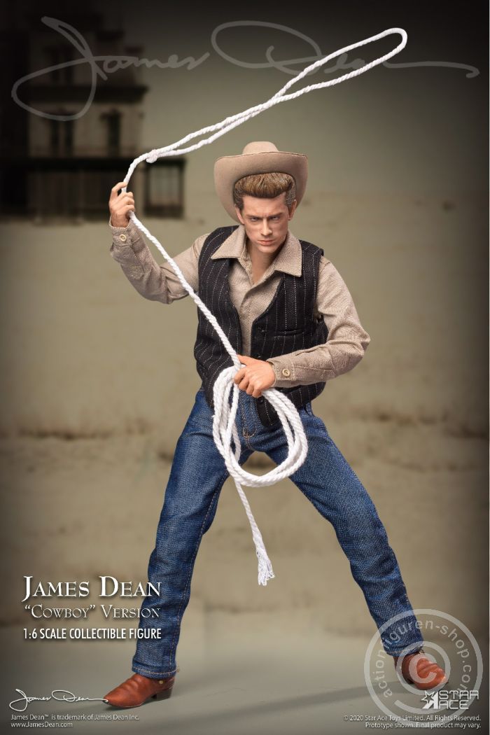 sa089-06KU40HmX0WaV4X James Dean (Deluxe Cowboy version) w/ Horse