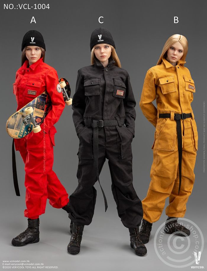 Female Work-Wear - Set - red