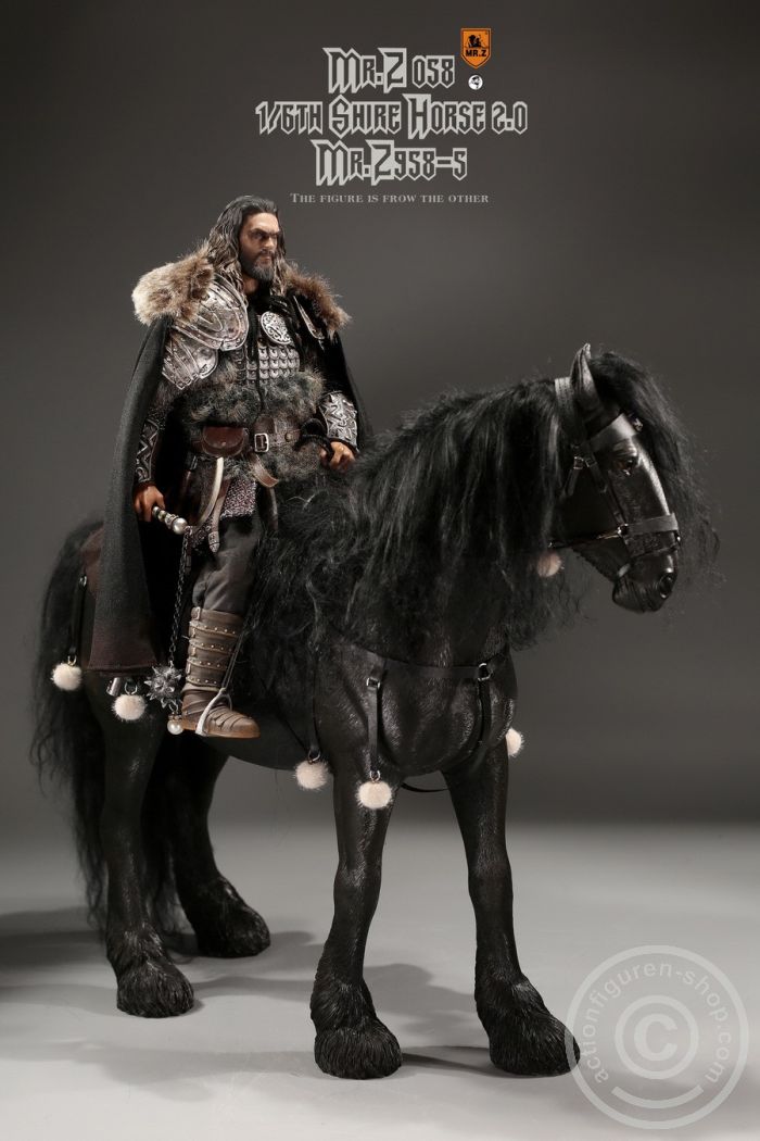 MRZ058-5-07OX7TO8Pj5DBYX Shire Horse w/ Harness - black