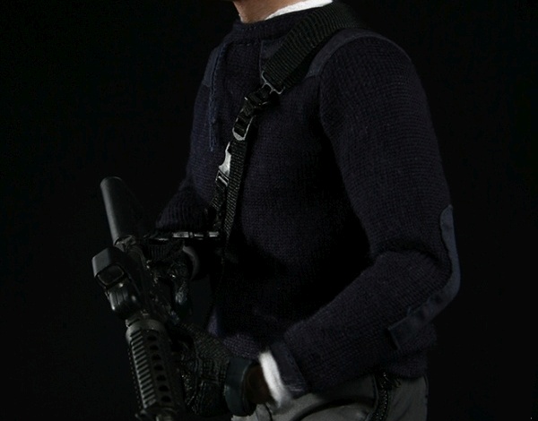British Commando Army Sweater - blue/black