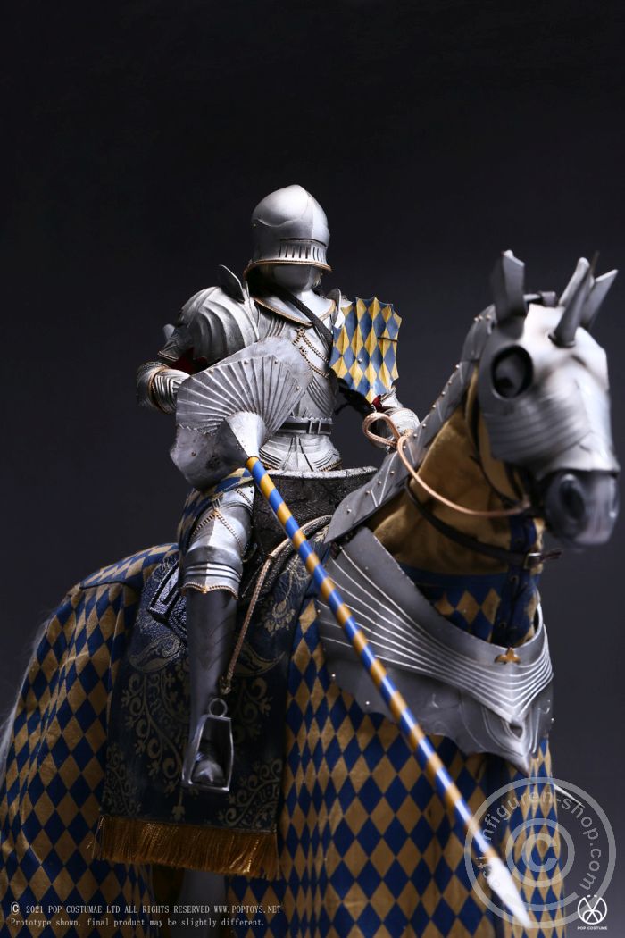 Gothic Silver Armor Horse