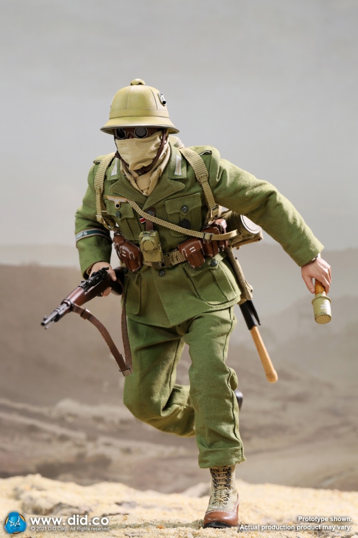 80152-22 Burk - WWII German Africa Korps Infantry Man
