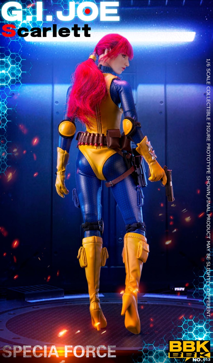 BBK013-07 Scarlett - GI-Joe Red Head Mannequin