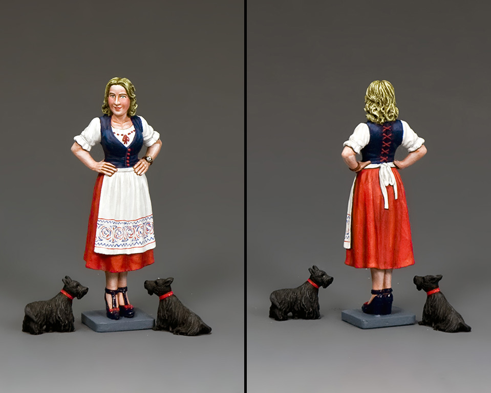 WW2 Historical Photo – Eva Braun With Dog Bondi – Original Print? – Germany