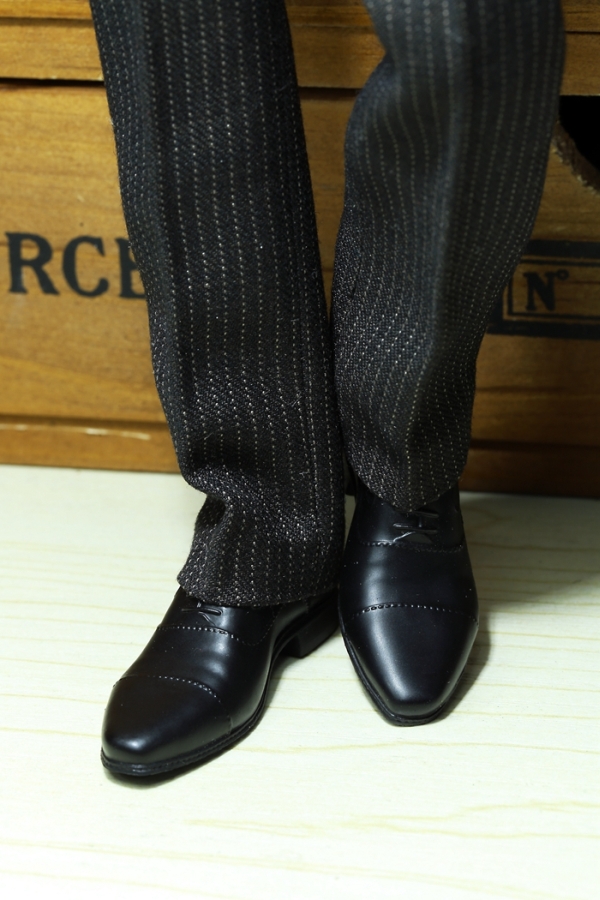 Mens striped Suit Set - light-grey