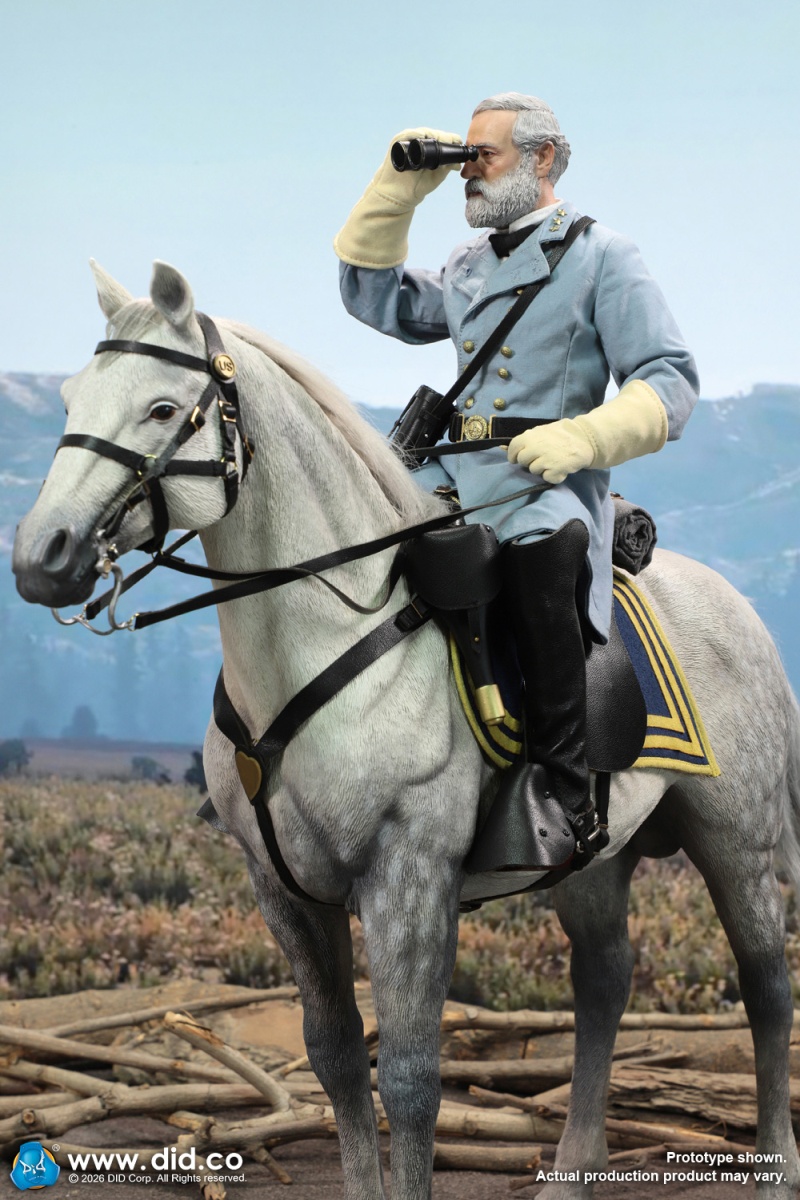 Civil War White War Horse (Standing) - 1/6 scale