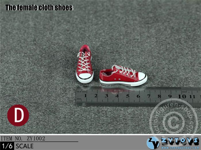 Female Sneakers - red