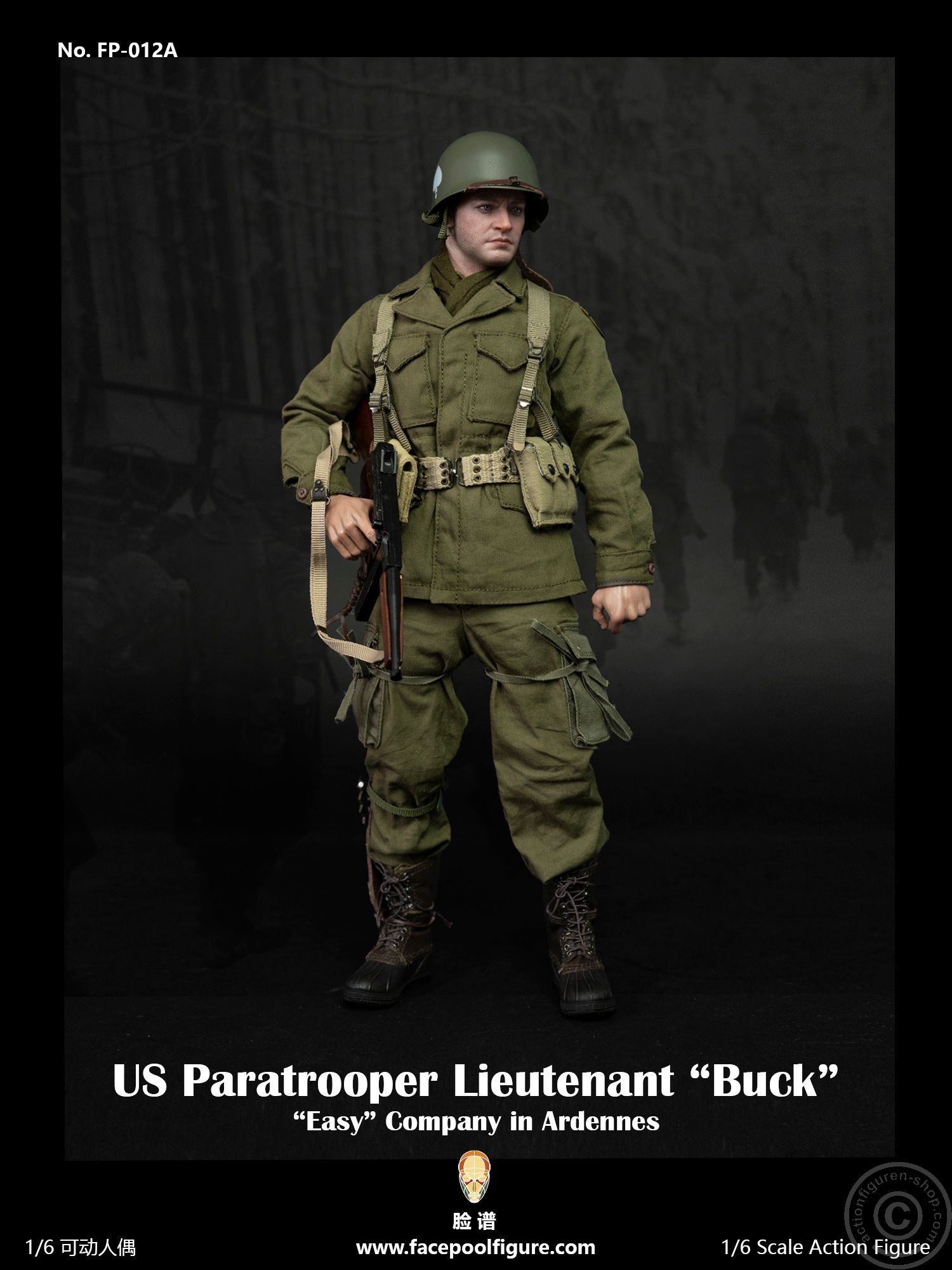 WWII U.S. Paratrooper - Lieutenant Buck - Easy Company - Winter Uniform WWII U.S. Paratrooper - Lieutenant Buck - Easy Company - Winter Uniform