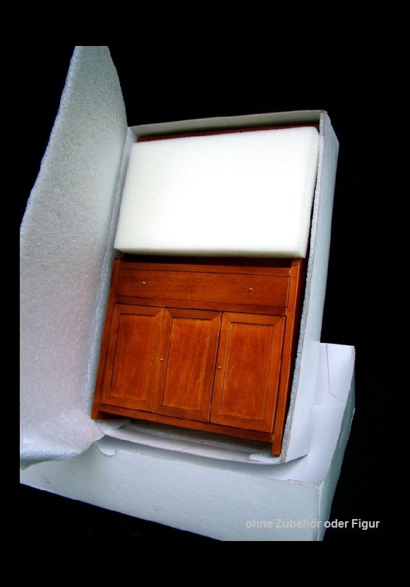 Schrank mit Türen und Schubladen - Holz