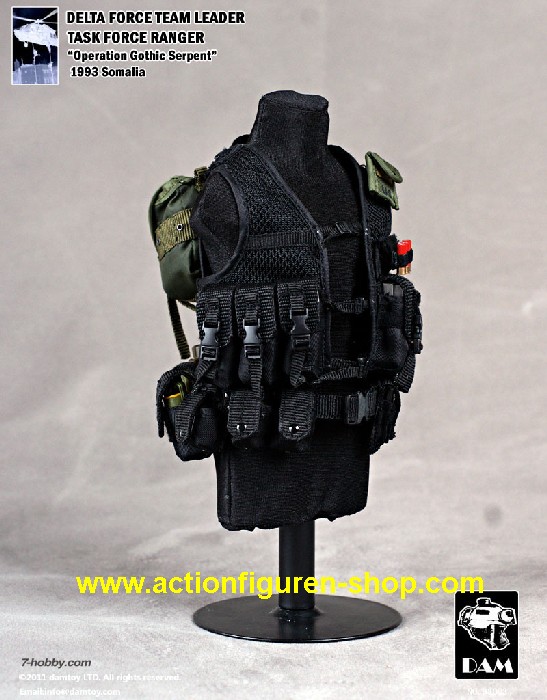 ミリタリー DELTA FORCE TEAM LEADER TASK FORCE 1/6 Scale Delta Force Team Leader - Task Force Ranger