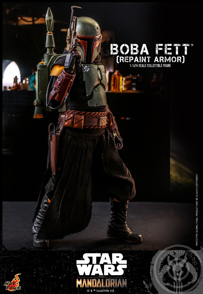 Star Wars: The Mandalorian - Boba Fett (Repaint Armor) - TMS055 Star Wars: The Mandalorian - Boba Fett (Repaint Armor) - TMS055