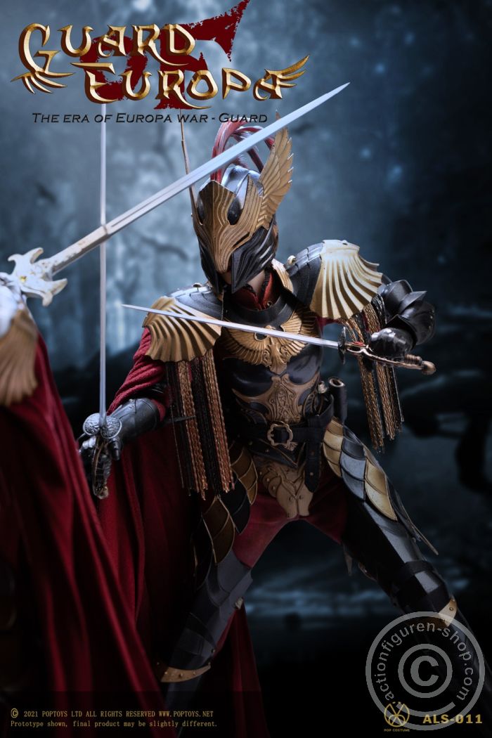 PTALS011-10 Eagle Knight Guard - Black Armor Version