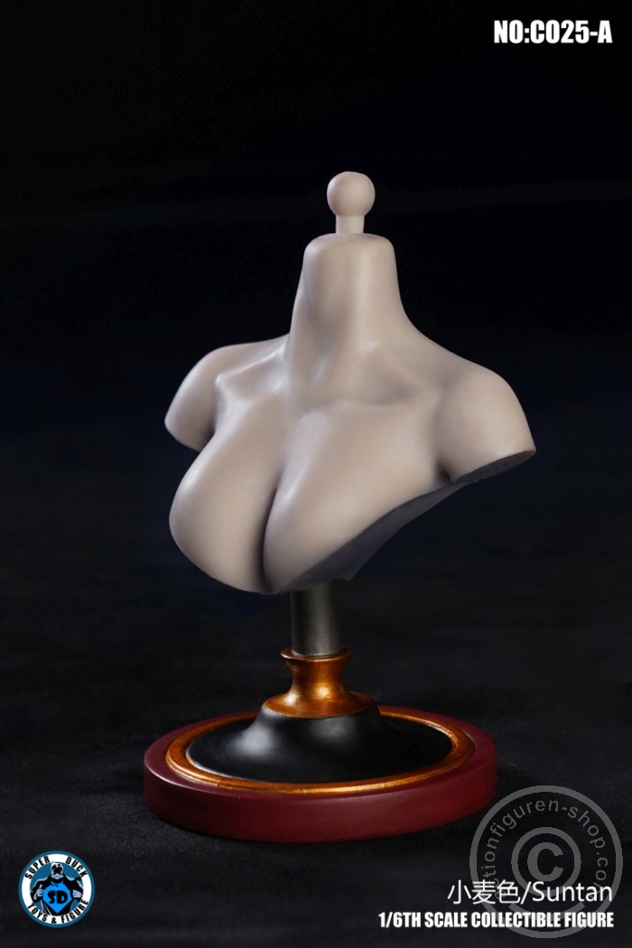 Female Bust Stand - Suntan