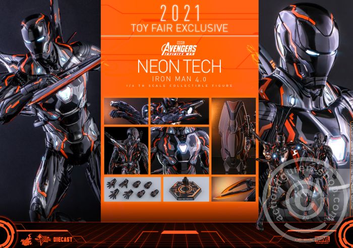 608383-19zsesADWTYl88U Avengers Infinity War - Neon Tech Iron Man 4.0 - Exclusive - MMS597D39